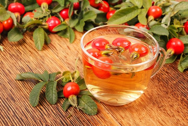Отвар шиповника при аллергии на пот