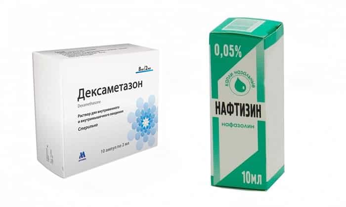 Можно ли принимать одновременно Нафтизин и Дексаметазон?